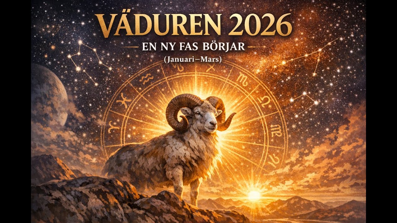 Väduren 2026: En Ny Fas Börjar (Januari–Mars)