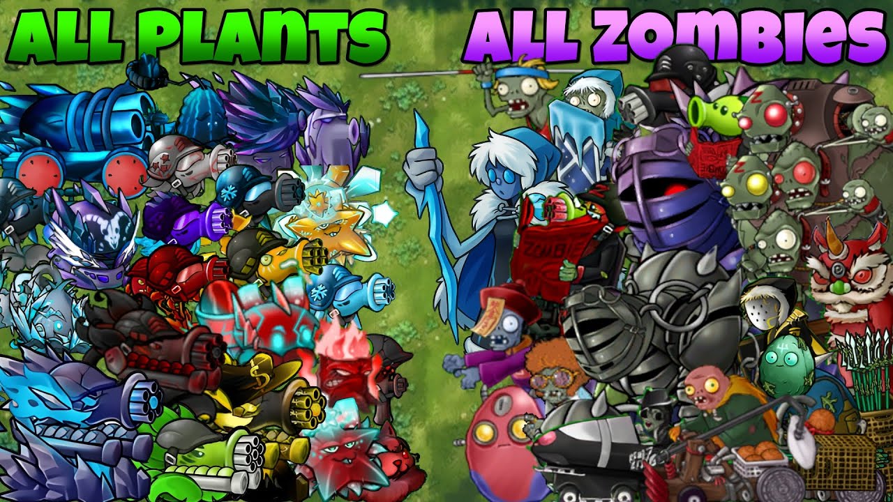 All Plants vs All Zombies – PvZ Fusion 2.6.1 - YouTube