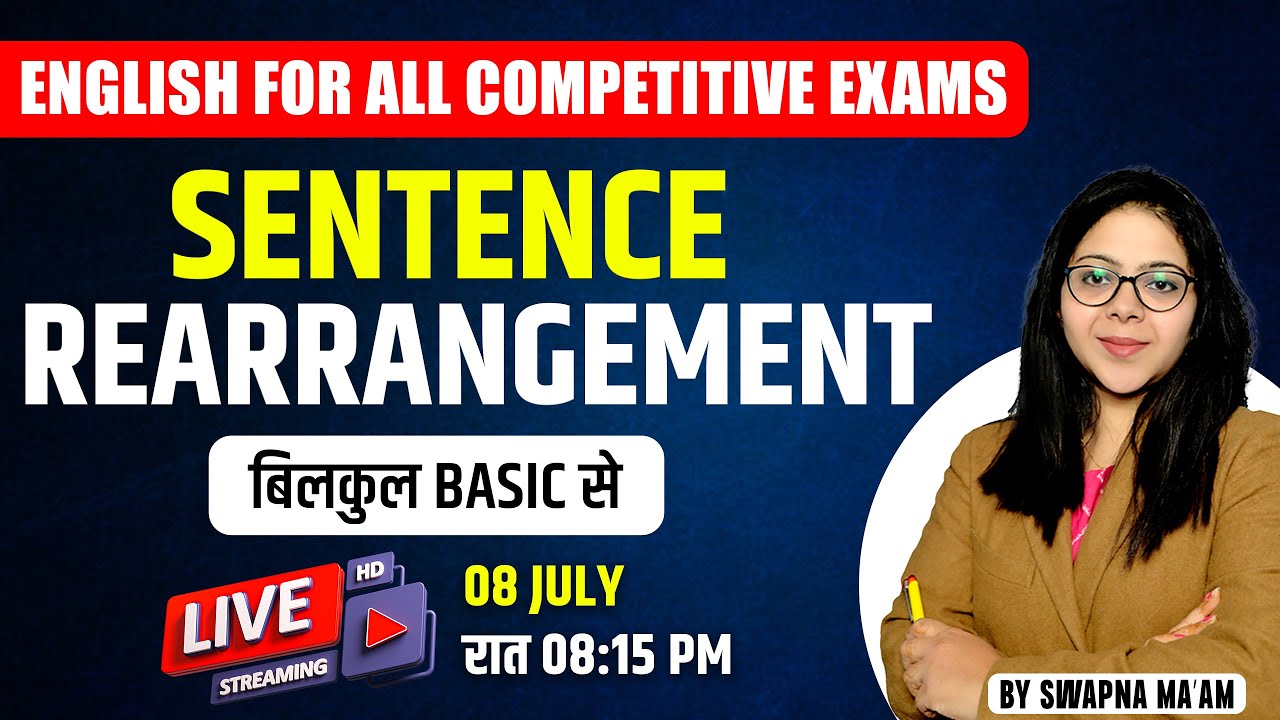 Sentence Rearrangement Csc Sentence Rearrangement Tricks | Sentence Rearrangement for Bank Exams ...