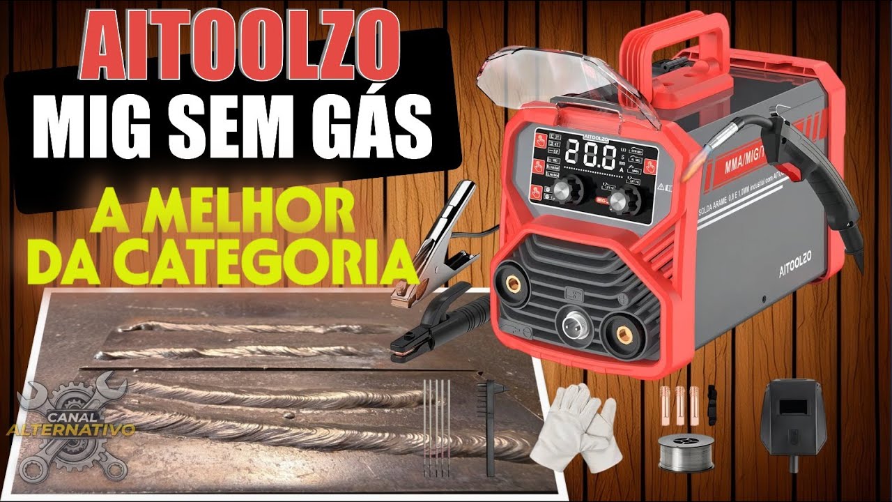 INVERSORA MIG SEM GÁS AITOOLZO - A MELHOR!!!