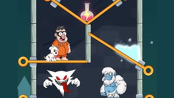 Defeat All Prison Pin Rescue New Gameplay Puzzle Spy | Pull The Pin