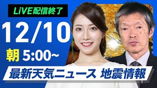 ウェザーニュースの配信のサムネイル画像