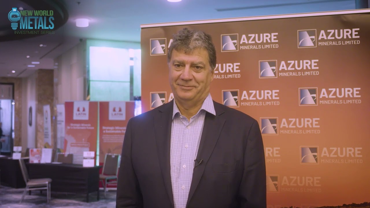 Azure Minerals (ASX: AZS) managing director Tony Rovira at New World