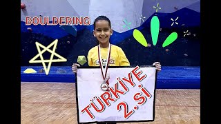 Türki̇ye 2Si Oldumtürkiye Dağcılık Federasyonu Tdf Isparta Türkiye Bouldering Fi̇nal Yarişmasi