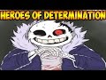 Undertale файтинг | Heroes of Determination | Horrortale Sans