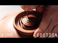 Turning the Foot Ring on A Stoneware Bowl — ASMR Edition
