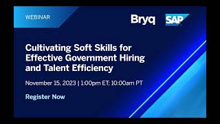 Cultivating Soft Skills for Effective Government Hiring and Talent Efficiency (Trailer) screenshot 4