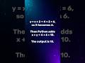 Explanation of Challenge #1 — Python Variable Basic Addition  #shorts #viralshorts