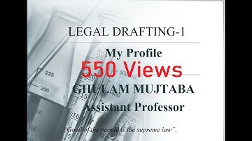 Interlocutory Applications [Legal Drafting]Part 1