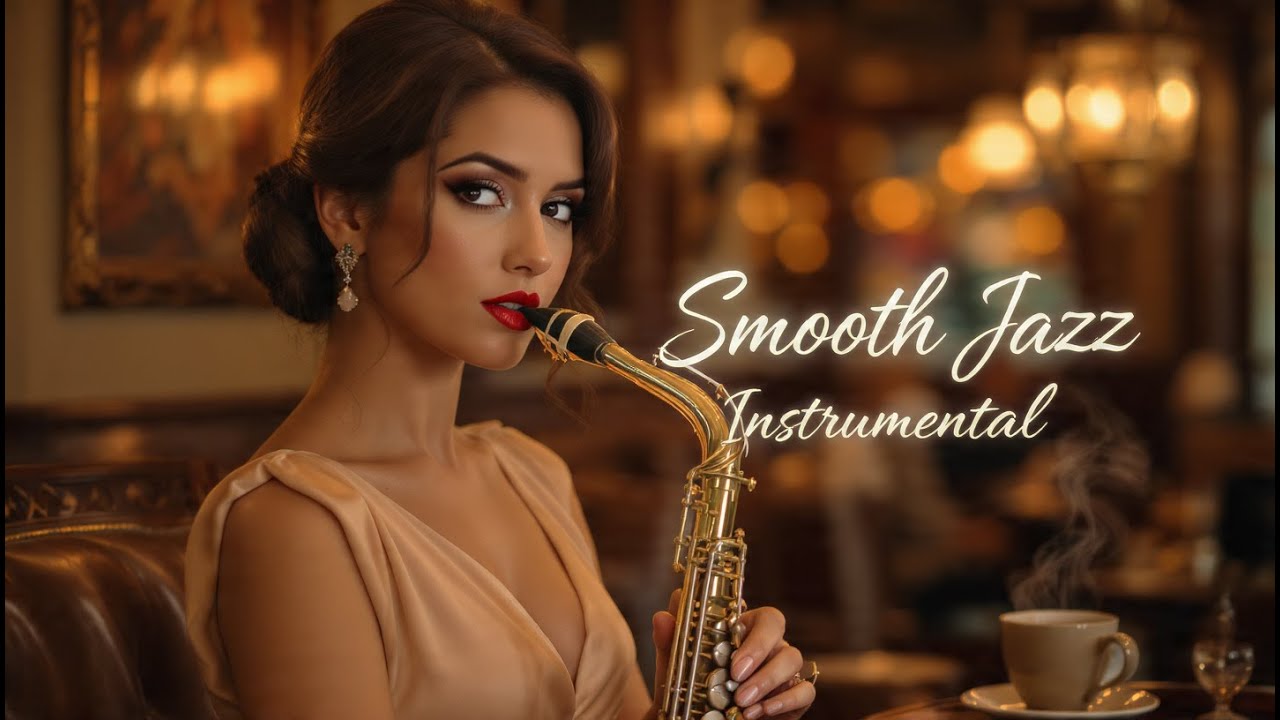 Smooth Jazz Saxophone Instrumentals Music 🎷 Relaxing Background for Study & Work