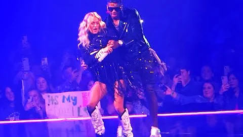 CARRIE UNDERWOOD with JIMMIE ALLEN * DENIM AND RHI...