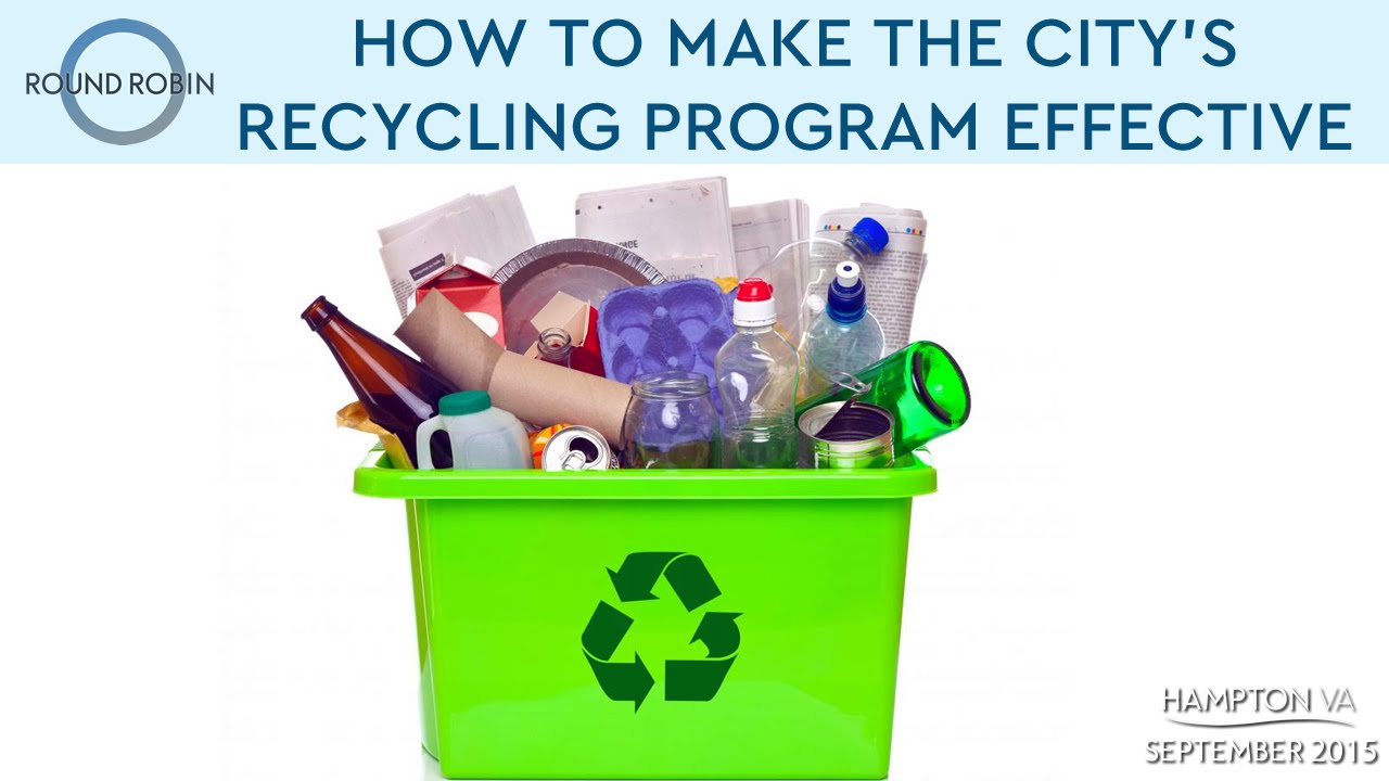 How to make the city's recycling program more effective YouTube