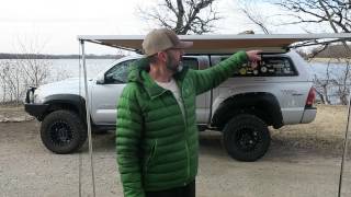 Truck Camping: ARB Awning 2500  Setup and Breakdown