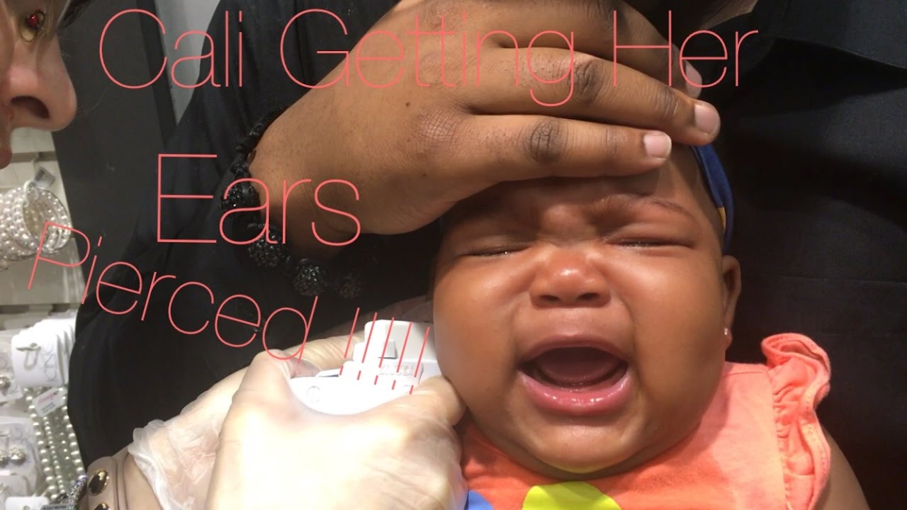 Vlog 47 Finally Got My Baby Ears Pierced At 5 Months !!! YouTube