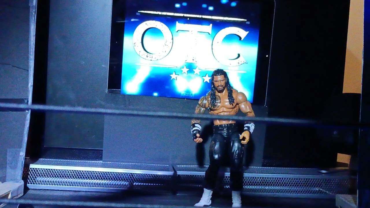 Roman reigns entrance summer slam stop motion 