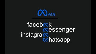 Meta Logo Concept of Facebook, Messenger, Instagram and What's app screenshot 5