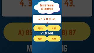 Brain Test | M'Learning #maths #reasoning #mathematics #education #mathstricks