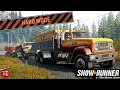 SnowRunner HARD MODE! FULLY LOADED ROAD TRAIN! Gameplay Part 5