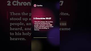 2 Chronicles 30:27