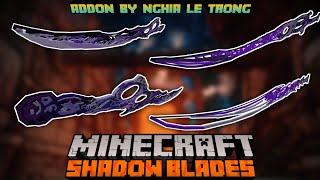 Minecraft Sword Mod - Shadow Blades Addon || Craftable Over Power Sword