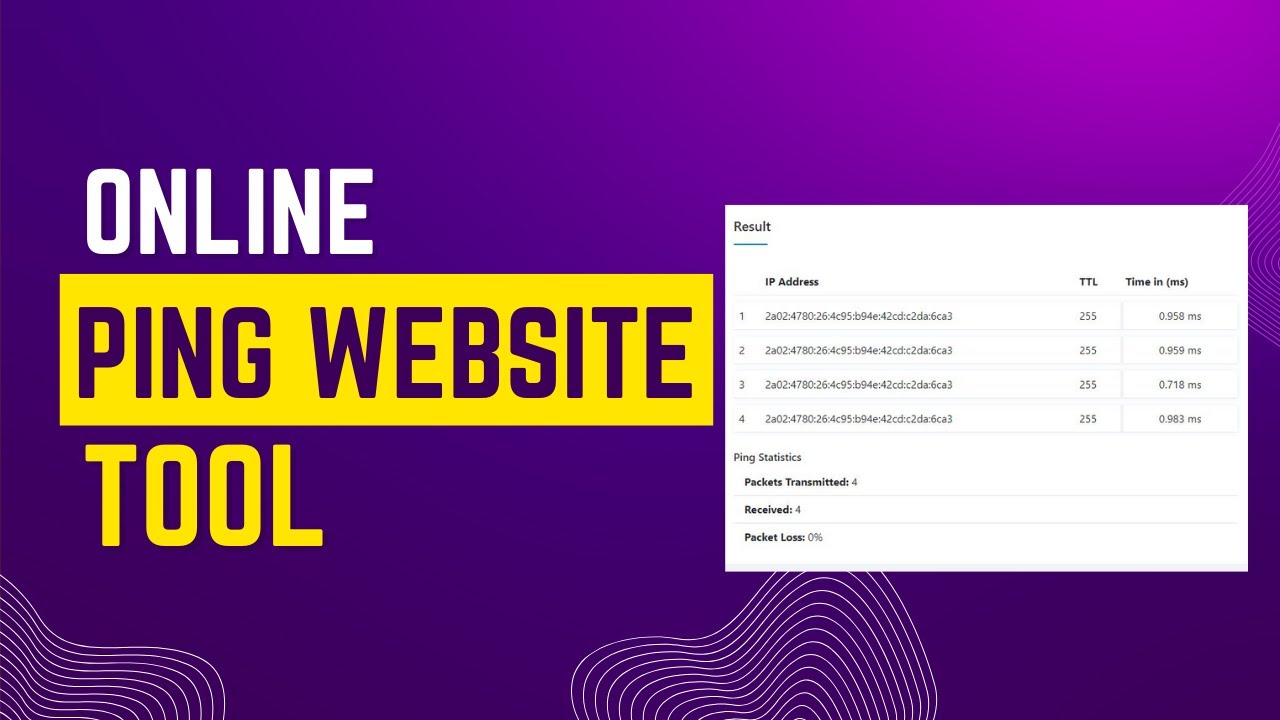 How to Use an Online PING Website Tool to Test Website Performance | Bright SEO Tools