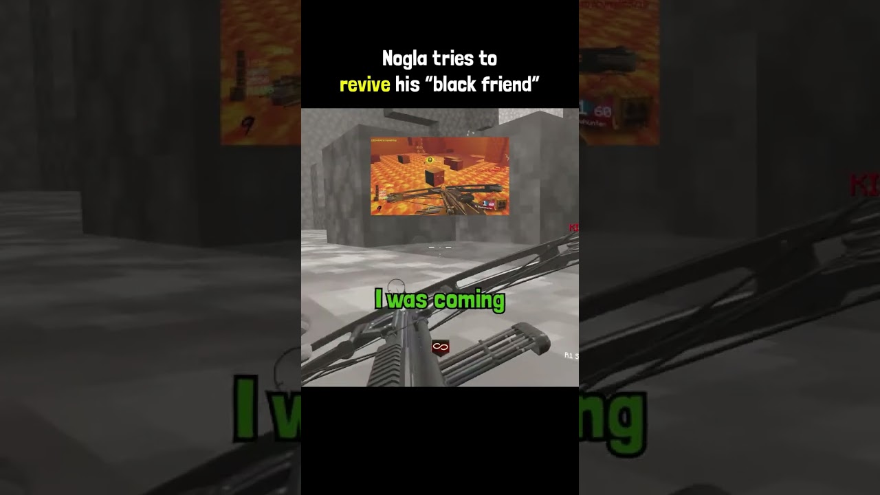 Ногла пытается оживить своего «Чёрного друга» ✊🏾😂