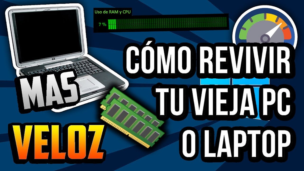 Como Revivir Acelerar Una Laptop O Una Pc Vieja Lenta 100 Real 1 2gb De Ram O Mas Youtube