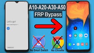 Samsung A10/A20/A30/A50 Bypass Google Account Lock/Reset FRP--No Smart Switch-- September 2020