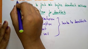 Deadlock handling Methods | Deadlock Prevention |  OS | Lec-65 | Bhanu Priya