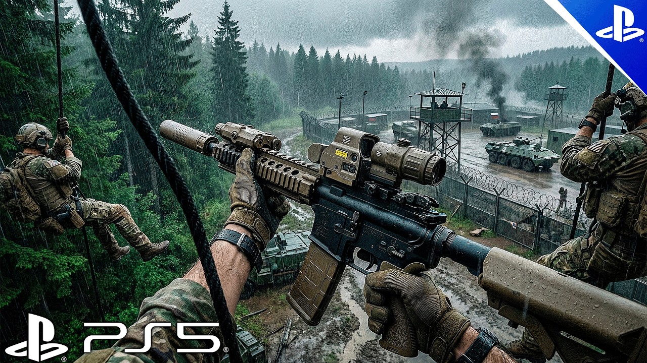 Invading Russian military base through the jungle - Call of Duty – Realistic Cinematic Gameplay