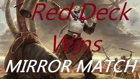 DTK Standard Red Deck Wins Mirror Match!