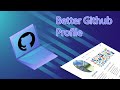 Profile readme for GitHub | Make your GitHub profile look better than ever | simplest way to do!