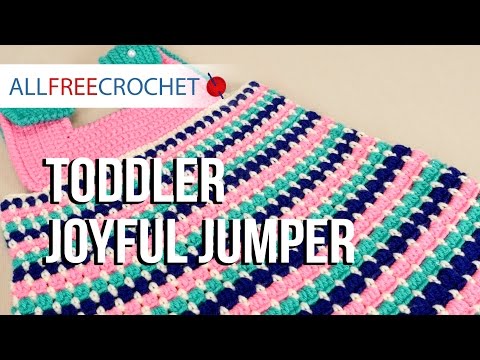 Toddler Joyful Jumper Tutorial With Red Heart Baby Hugs Yarn