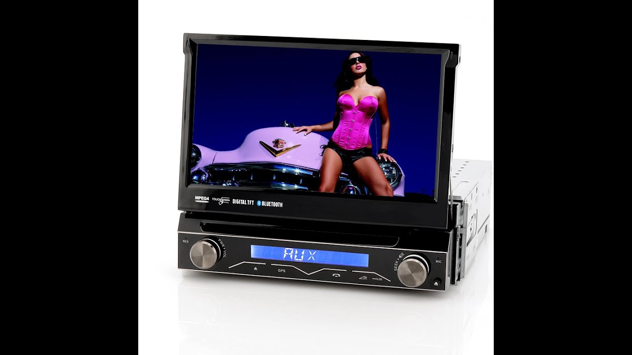 Съемная автомагнитола. Магнитола с выдвижным экраном HS-t804s. Titt 2 din car DVD Player выдвижная.