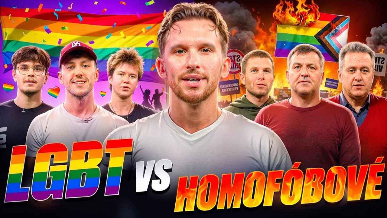 Zástupci LGBT a HOMOFÓBOVÉ v jedné místnosti! Jak do dopadne?