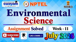 Information Environmental Science Week 11 Assignment Solutions#NPTELASSIGNMENTS#2026#EnvironmentalScience#Week11 News