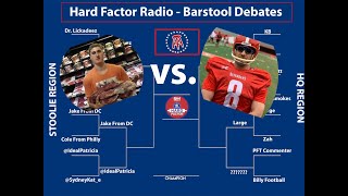 Hard Factor Radio Presents Barstool Debates -- Pft Commenter V Billy Football