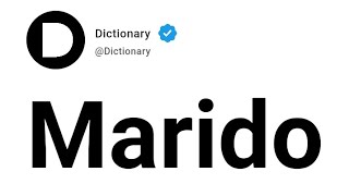 Marido Meaning In English