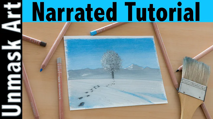 How to Color a Winter Landscape | Narrated Tutorial