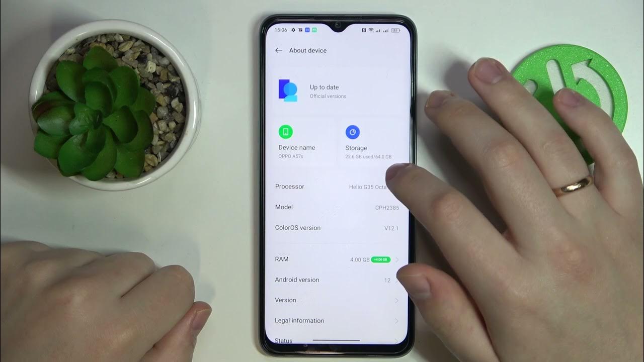 How to see Available Storage on OPPO A57s? Check Storage Space YouTube