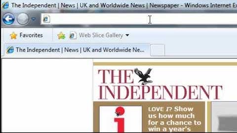 Internet - World Wide Web - Using The Browser Address Bar Computer Lesson
