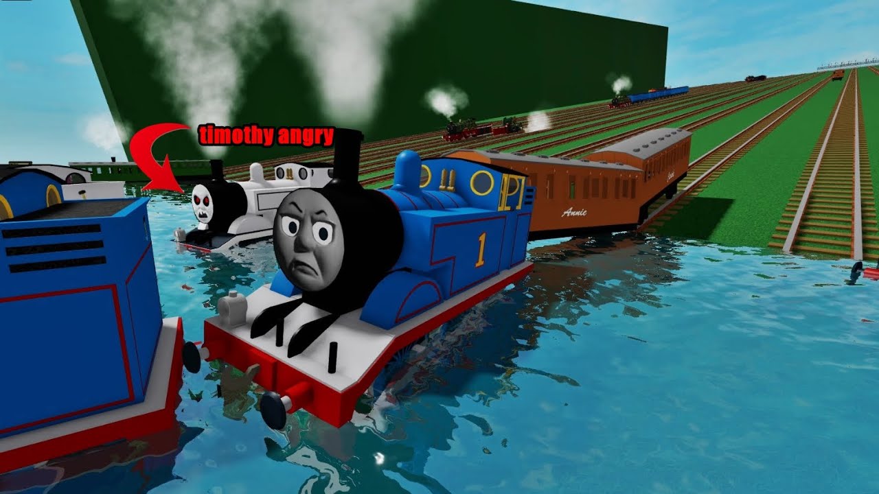 Thomas Missed the Tracks… And Flew Into the Water Thomas Crashes Compilation 2