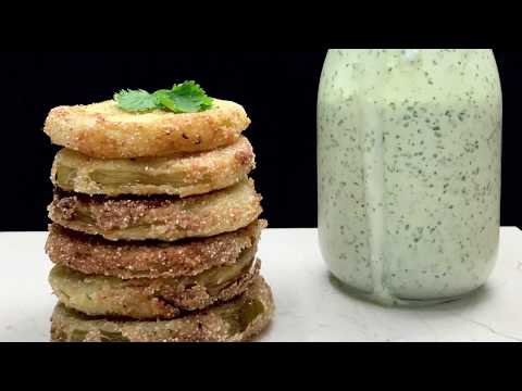 fried green tomatoes with ranch dressing Fried Green Tomatoes Recipe with Comeback Sauce