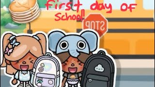 Kid’s first day of school 🏫 (Toca boca  rp)  with voice