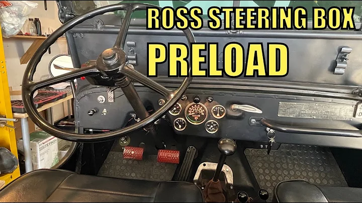 How to PRELOAD Ross Steering Box *IMPORTANT*