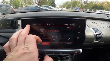How to Check Radio Stations List in Citroen C4 Cactus ( 2014 – 2021 )
