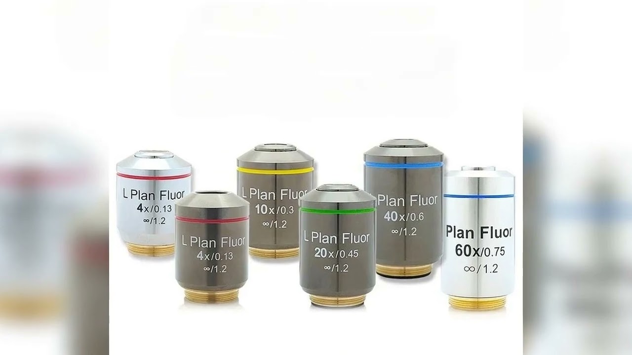 A must-have product! RMS Thread Biological Inverted Fluorescence Microscope Objective Lens 4X 10X