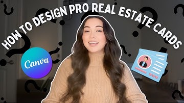 How to Design Professional Real Estate Business Cards in Canva (Step-by-Step Guide!) #realtortips