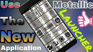 [हिंदी]How To Use A New Metallic Launcher || Best Metallic Effect || Analysis By A.O.S Gamer ....... screenshot 4