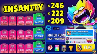 INSANE Mighty Mushrooms + Rainbow + Shared Energy 50 players Match Rumble | Match Masters